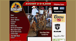 Desktop Screenshot of kansasbiggestrodeo.com